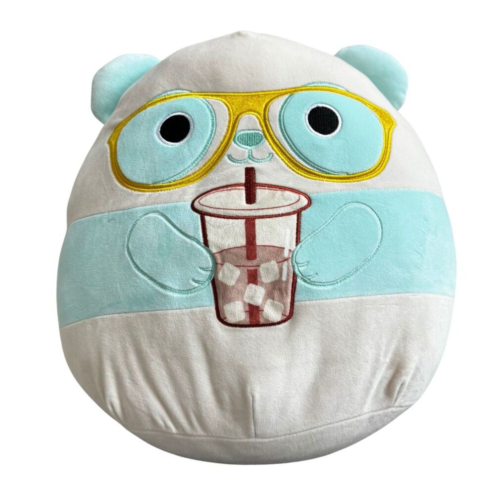 Squishmallow Sissy Teal Panda Official Plush 14 inch Ultra Soft